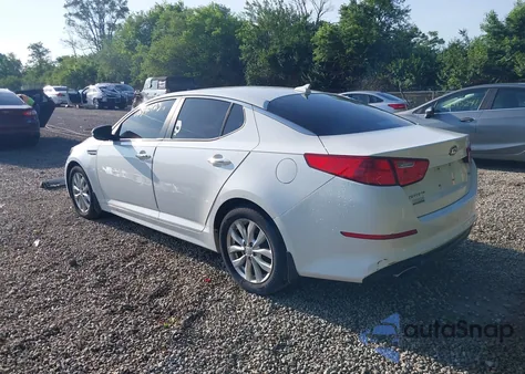 2015 Kia Optima Lx из США, поврежденный, VIN 5XXGM4A78FG506172